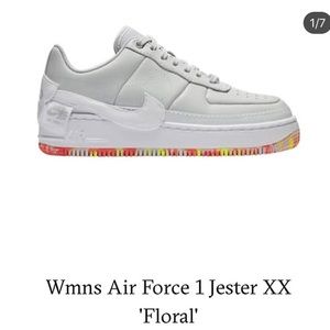 nike air force 1’s floral jester